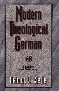9780801021442 Modern Theological German