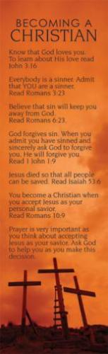 9780805486346 Becoming A Christian Crosses Bookmarks