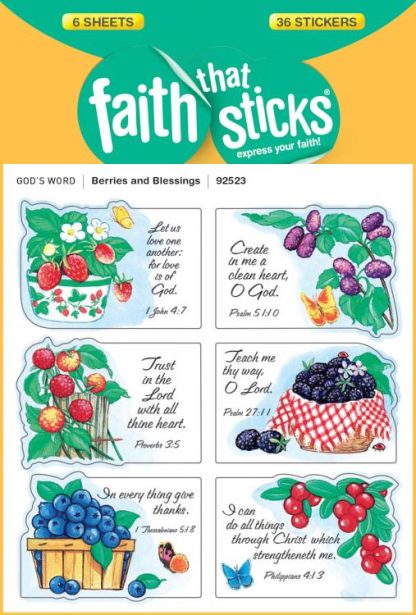 9781414392523 Berries And Blessings Stickers