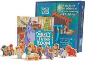9781433684487 Donkey In The Living Room Nativity Set With Book