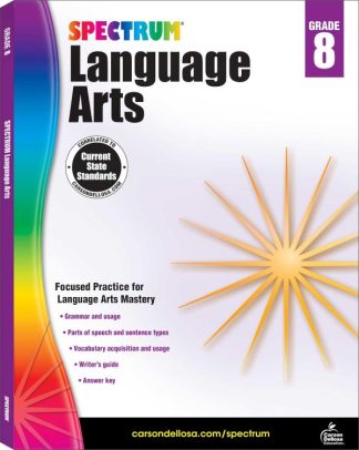 9781483812120 Spectrum Language Arts Grade 8