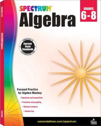 9781483816647 Spectrum Algebra Grades 6-8