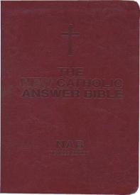 9781556654107 New Catholic Answer Librosario Edition Large Print Bible NABRE