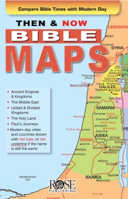 9781596361317 Then And Now Bible Maps Pamphlet 5 Pack