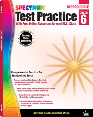9781620575987 Spectrum Test Practice Grade 6