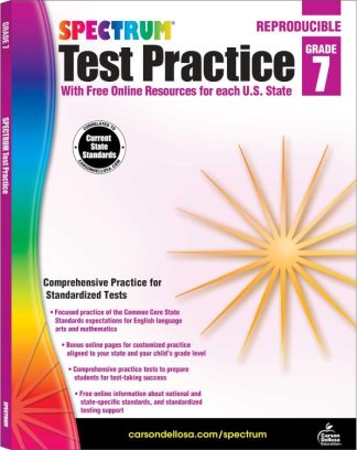 9781620575994 Spectrum Test Practice Grade 7