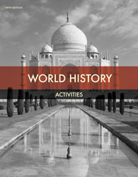 9781628563733 World History Student Activities 5th Edition (Student/Study Guide)