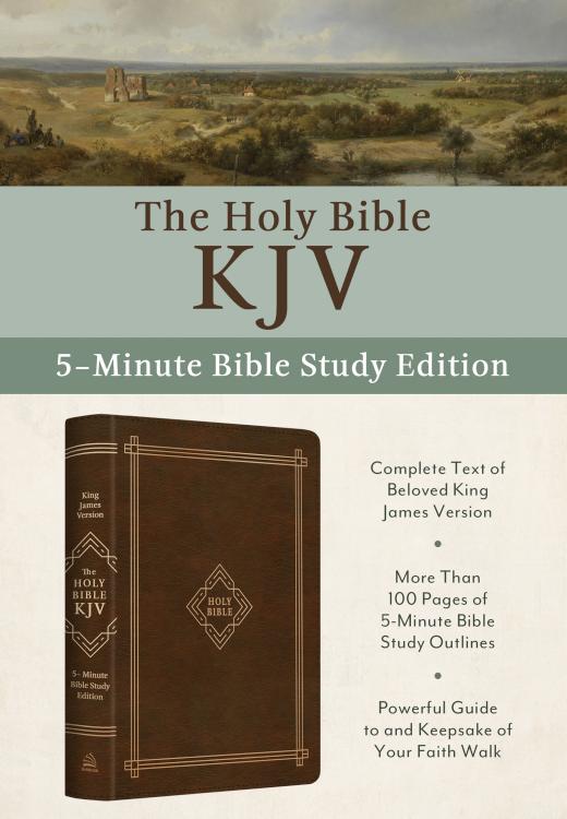 9781636098005 KJV 5 Minute Bible Study Edition