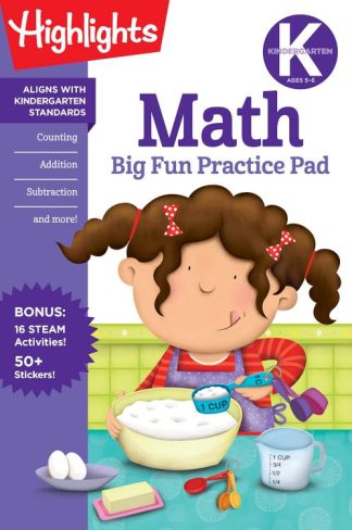 9781644722992 Kindergarten Math : Big Fun Practice Pad