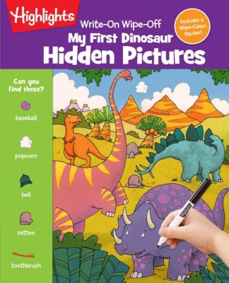 9781644724446 Write On Wipe Off My First Dinosaur Hidden Pictures