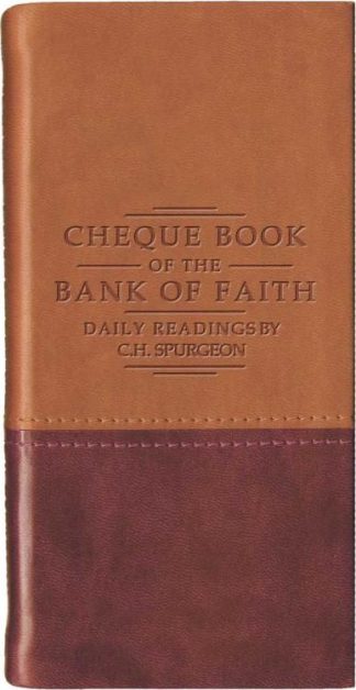 9781845500719 Cheque Book Of The Bank Of Faith Tan And Burgundy