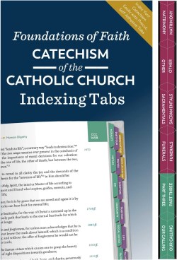 9781954881808 Foundations Of Faith Catechism Of The Catholic Church Indexing Tabs