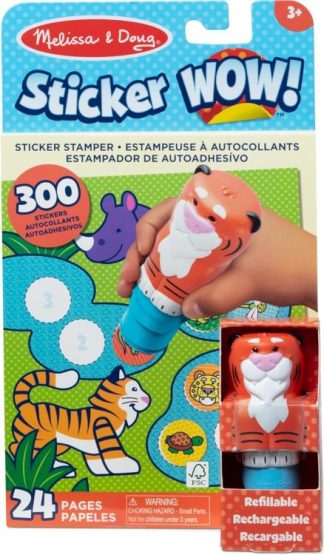 000772320146 Tiger Sticker WOW Activity Pad Sticker Stamper
