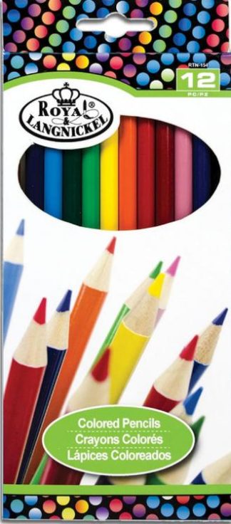 090672358752 Royal And Langnickel Color Pencils 12 Pack