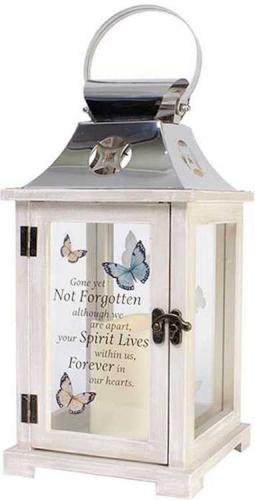 096069144588 Butterfly Memorial Forever Our Hearts Lantern