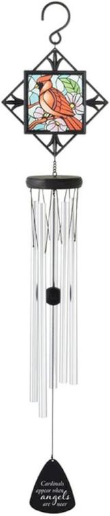096069644941 Atained Glass Memorial Wind Chime