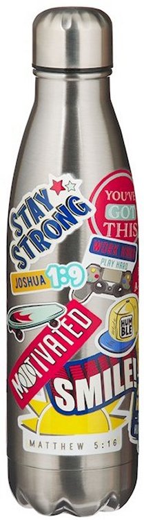 1220000324237 Stay Strong Kid Stainless Steel Water Bottle