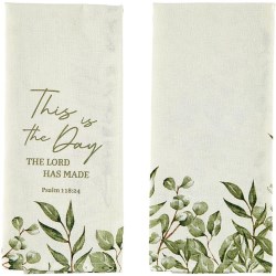 195002470668 This Is The Day Kitchen Hand Towel