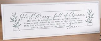 656200819166 Hail Mary Full Of Grace Ornate Decor