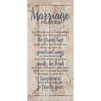 737682088049 Marriage Prayer (Plaque)