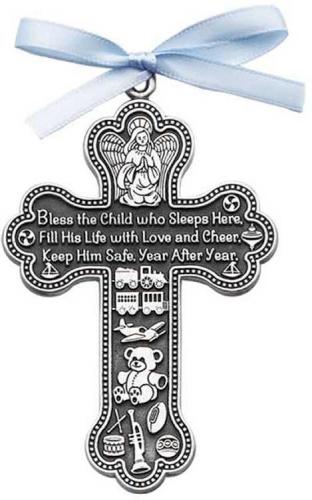 785525070133 Bless The Child Boy Crib Cross