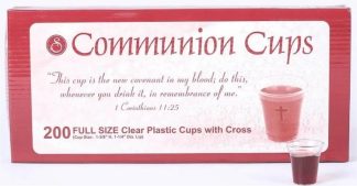 788200565009 Clear Cross Communion Cups 200 Pack