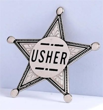 788200805747 Usher Star Badge Magnetic