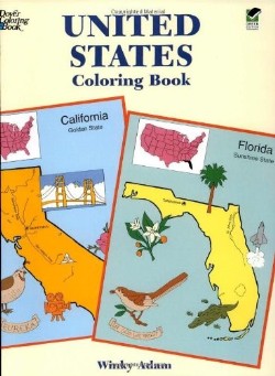 9780486401683 United States Coloring Book
