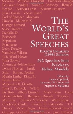 9780486409030 Worlds Great Speeches