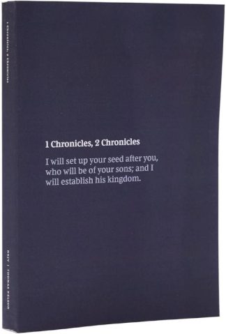 9780785235897 1-2 Chronicles Bible Journal Comfort Print