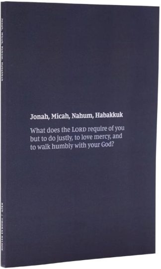 9780785236054 Jonah Micah Nahum Habakkuk Bible Journal Comfort Print