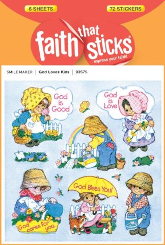 9781414393575 God Loves Kids Stickers