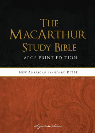 9781418542269 MacArthur Large Print Study Bible