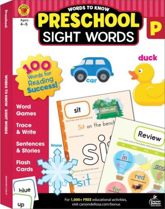 9781483849317 Words To Know Sight Words Grade Preschool
