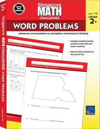 9781483854106 Singapore Math Challenge Word Problems Grades 2-5
