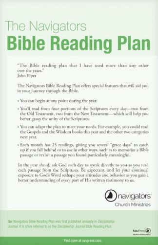 9781576839744 Discipleship Journal Bible Reading Plan 25 Pack