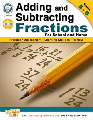 9781622230068 Adding And Subtracting Fractions 5-8
