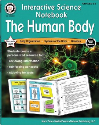 9781622237647 Interactive Science Notebook The Human Body Resource Book