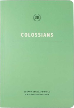 9781636641348 Scripture Study Notebook Colossians