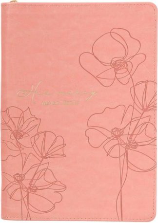 9781639521128 His Mercy Never Fails Journal With Zipper Closure
