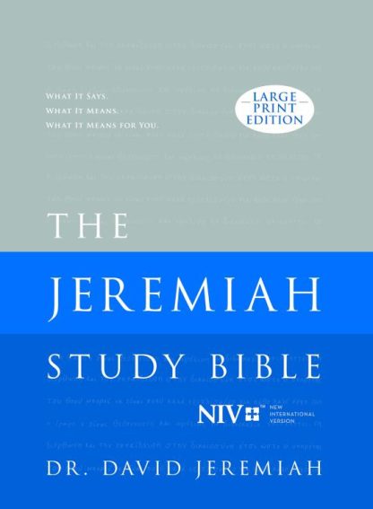 9781683970415 Jeremiah Study Bible Large Print Edition