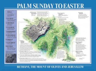 9781890947163 Palm Sunday To Easter Wall Chart Laminated