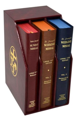 9781947070523 Saint Joseph Daily And Sunday Missal Gift Box Set (Large Type)