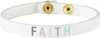 195002070851 Faith Leather Snap (Bracelet/Wristband)