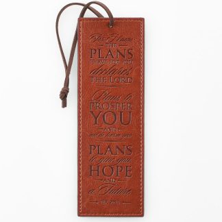 6006937131309 I Know The Plans LuxLeather PageMarker