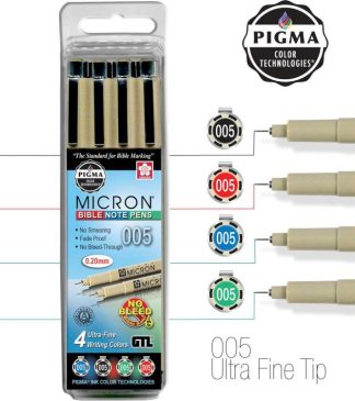 634989300549 PIGMA Micron 005 Bible Note Pens