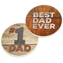 656200235232 Best Dad Ever Coaster 2 Pack