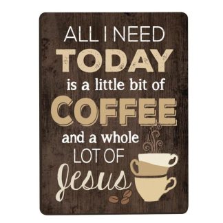 656200277577 Coffee Jesus Lithograph (Magnet)