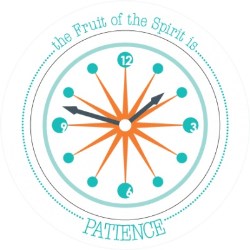 692193806639 Fruit Of The Spirit Is Patience Plate