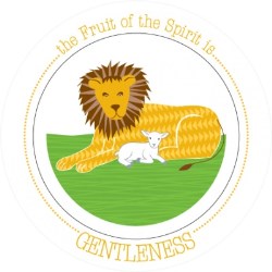 692193806660 Fruit Of The Spirit Is Gentleness Plate